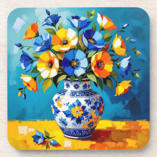 Dessous-de-verre Beau vase de fleurs