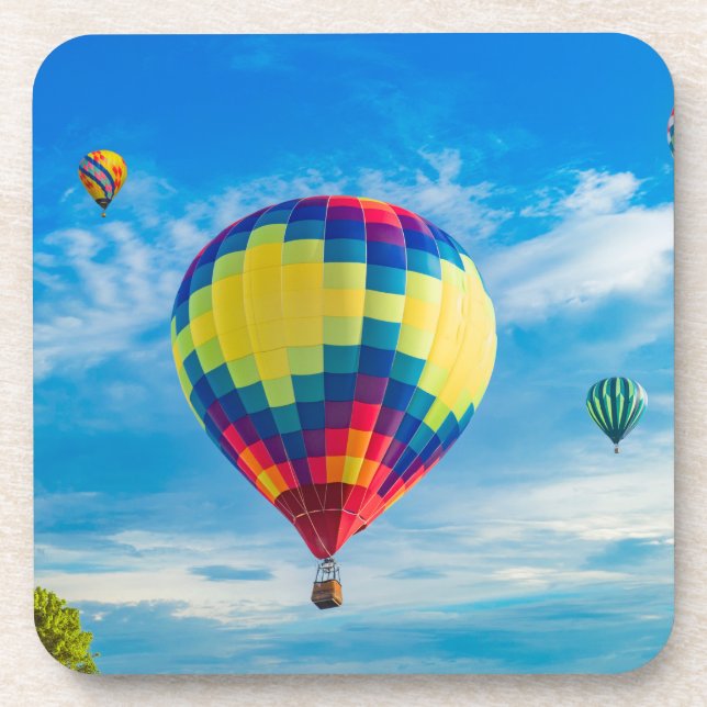 Dessous-de-verre Beaux Ballons à air chaud (Devant)