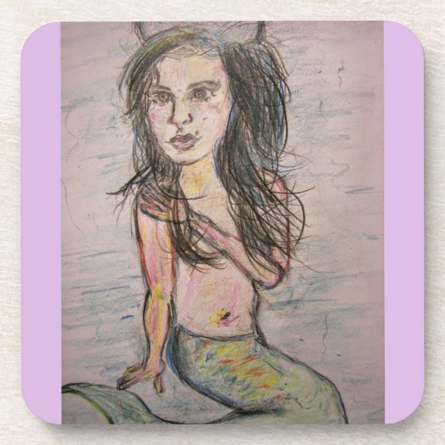 Dessous-de-verre Beehive Mermaid (Devant)
