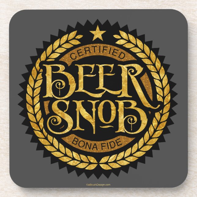 Dessous-de-verre Beer Snob (Devant)