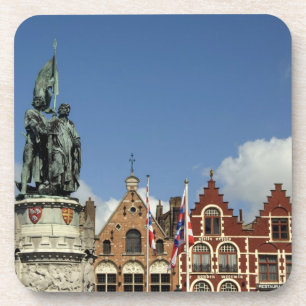 Dessous-de-verre Belgique, Brugge (ou Brug ou Bruge). UNESCO