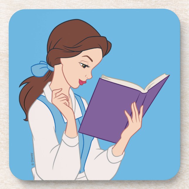 Dessous-de-verre Belle dans un livre (Devant)