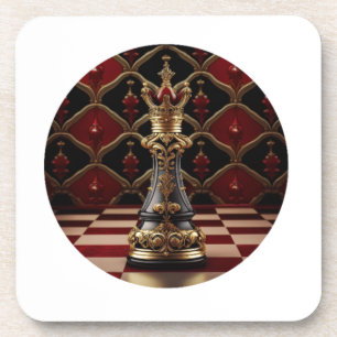 Dessous-de-verre Belle pièce d'échecs baroque - La Reine