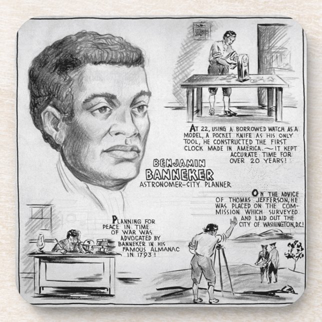 Dessous-de-verre Benjamin Banneker : Black Scientist & Revolutionar (Devant)