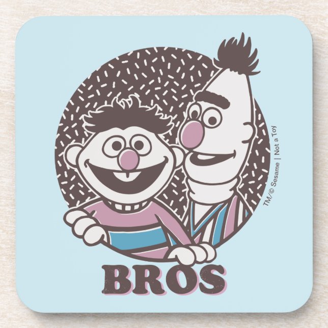 Dessous-de-verre Bert & Ernie | Bros (Devant)