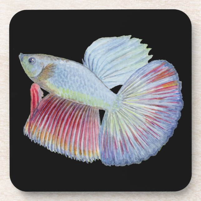 Dessous-de-verre Bétta Fish Beverage Coaster (Devant)