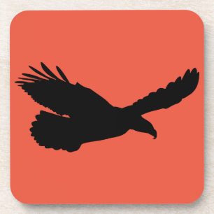 Dessous-de-verre Beverage Coaster avec Flying Eagle Couleurs Person