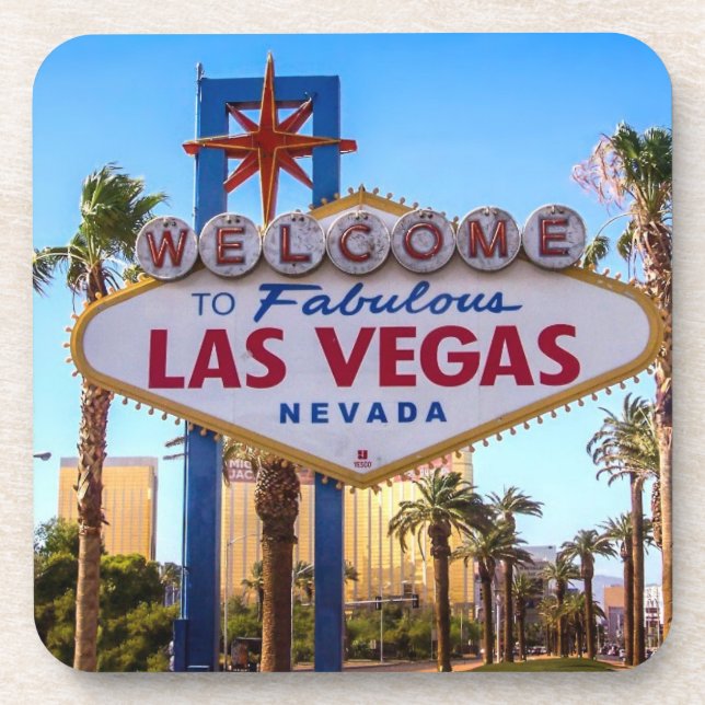 Dessous-de-verre Bienvenue à Fabulous Las Vegas ! (Devant)