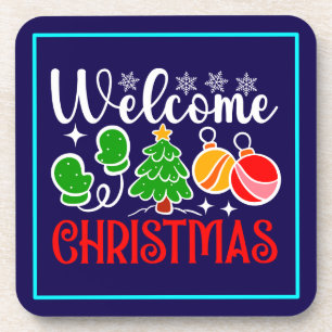 Dessous-de-verre Bienvenue Noël
