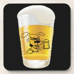 Dessous-de-verre Bière adorable chien
