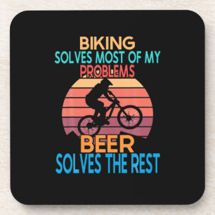 Dessous-de-verre Bière Et Vélo Anniversaire