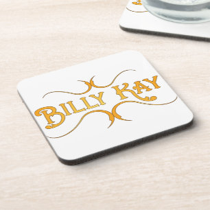 Dessous-de-verre Billy Kay Yellow Logo Beverage Coasters