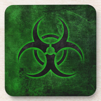 Dessous-de-verre Biohazard Vert & Noir