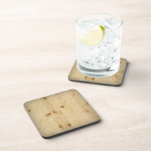 Birch Wood Cork Coaster