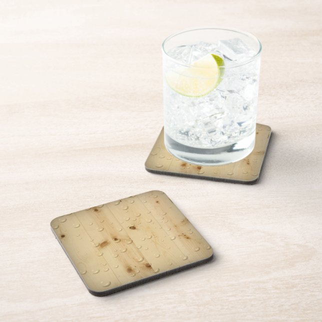 Dessous-de-verre Birch Wood Cork Coaster (Côté Droit)