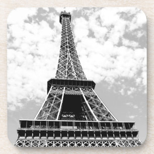 Dessous-de-verre Black & White Vintage Paris Tour Eiffel