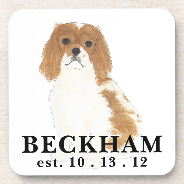 Dessous-de-verre Blenheim Cavalier King Charles Spaniel (Devant)