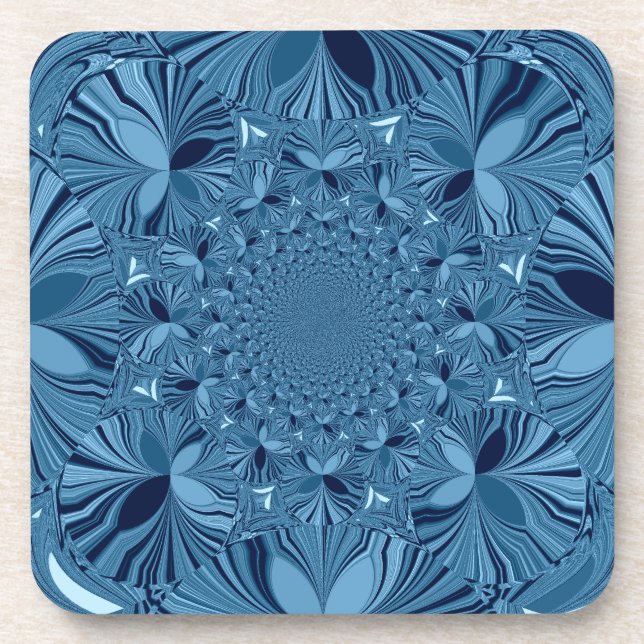Dessous-de-verre Bleu (Devant)