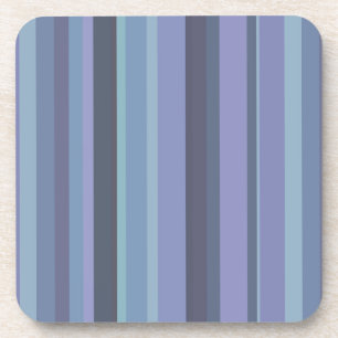 Dessous-de-verre Bleu-gris, bandes horizontales