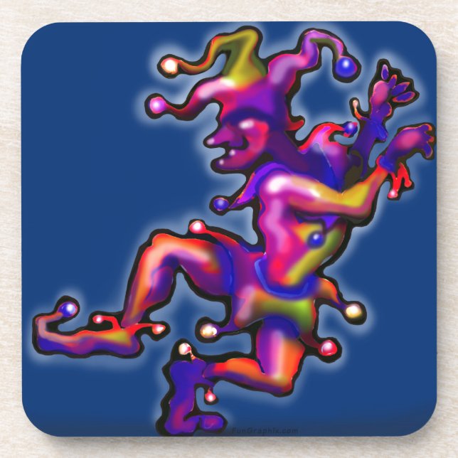 Dessous-de-verre Bleu Jester Saphire (Devant)