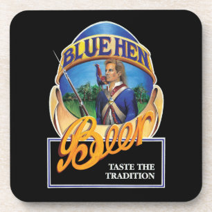 Dessous de verre bleus de dos de liège de bière de