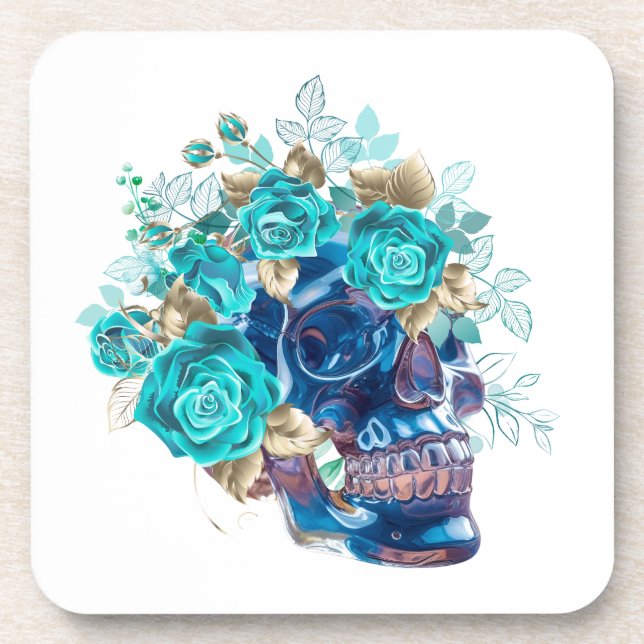Dessous-de-verre Blue Bloom Requiem (Devant)