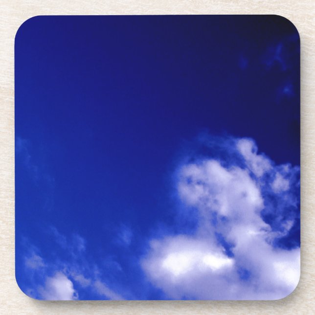 Dessous-de-verre Blue Sky Unique Chic Moderne Minimal (Devant)