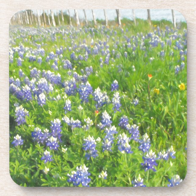 Dessous-de-verre Bluebonnets côté route (Devant)
