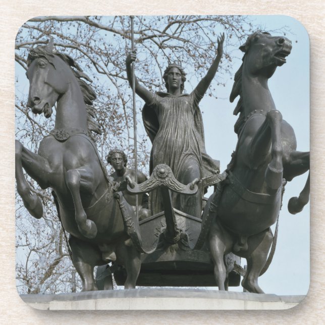 Dessous-de-verre Boadicea, 1850s (bronze) (voyez également 33580) (Devant)