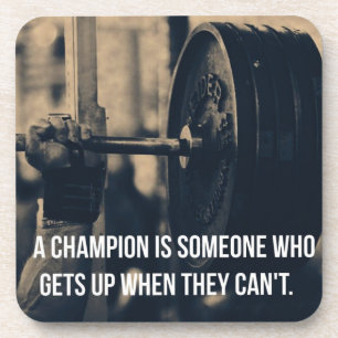 Dessous-de-verre Bodybuilding Fitness Gym Entraînement Motivation