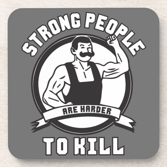 Dessous-de-verre Bodybuilding - Les Personnes Fortes Sont Plus Diff (Devant)