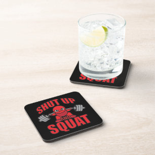 Dessous-de-verre Bodybuilding - Shut Up And Squat - Kawaii Leg Day