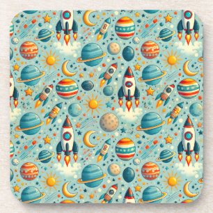 Dessous de verre Boisson Galaxie spatiale Décorati