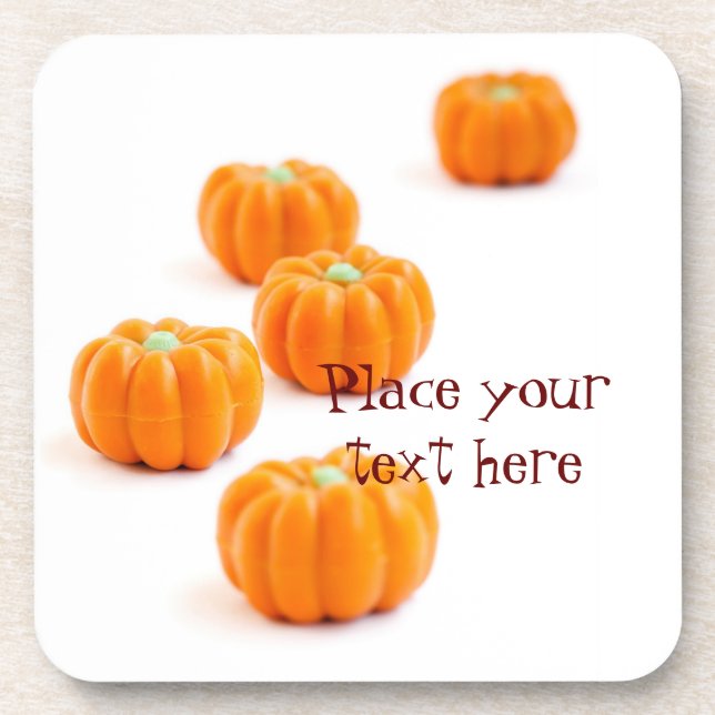Dessous-de-verre Bonbons citrouilles d'Halloween (Devant)