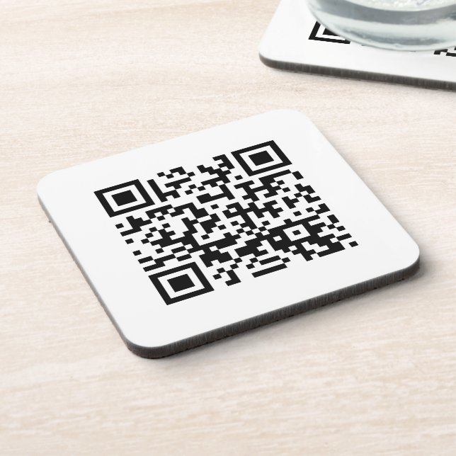 Dessous-de-verre Bonne année ! — Code QR (Côté gauche)