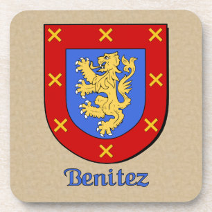 Dessous-de-verre Bouclier de la famille Benitez