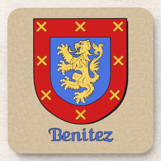 Dessous-de-verre Bouclier de la famille Benitez (Devant)