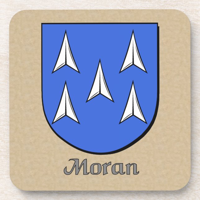 Dessous-de-verre Bouclier familial Moran (Devant)