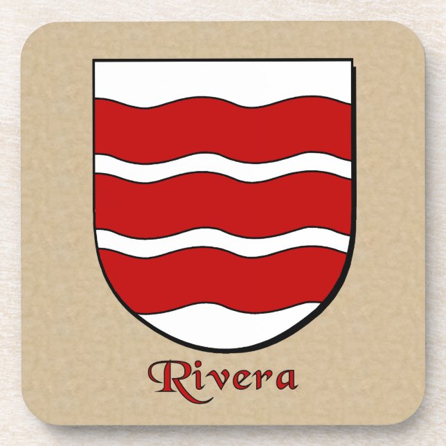 Dessous-de-verre Bouclier familial Rivera (Devant)