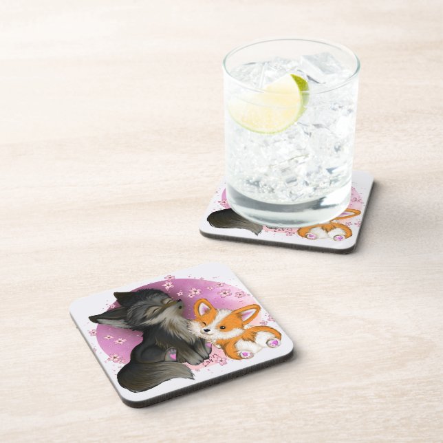 Dessous de verre - Boudins Fluffy (Côté Droit)