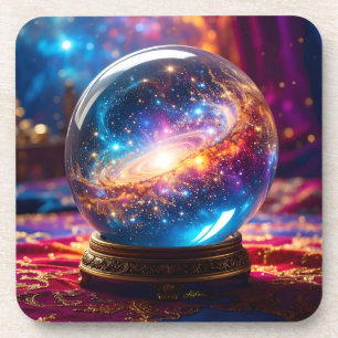 Dessous-de-verre Boule de Cristal - Je vois un événement cosmique d