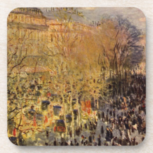 Dessous-de-verre Boulevard des Capucines par Claude Monet, Beaux-ar
