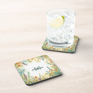 Dessous-de-verre Bouquet de fleurs sauvages de fleurs printanières