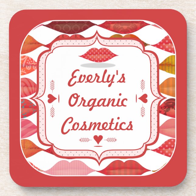 Dessous-de-verre Boutique maquillage moderne (Devant)