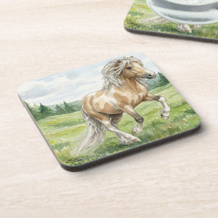 Dessous-de-verre Brana Pinto Palomino Aquarelle islandaise