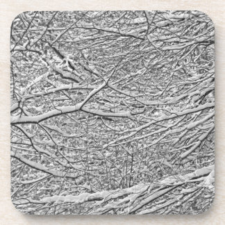 Dessous-de-verre Branches de neige