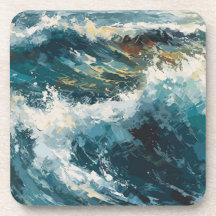 Breaking Beach Waves thème Peinture
