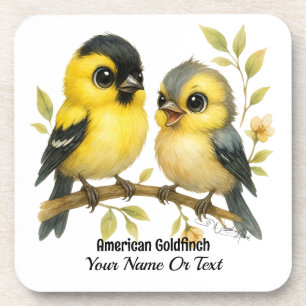Dessous-de-verre Brillant Goldfinch américain
