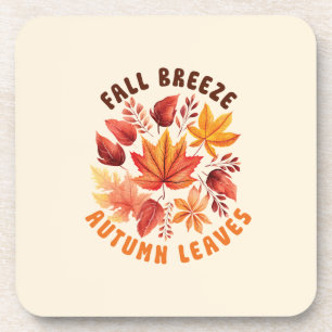 Dessous-de-verre Brise D'Automne, Feuilles D'Automne - Charbon D'Au