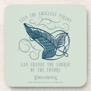 Dessous-de-verre Broche elfique de la Communauté citation graphique